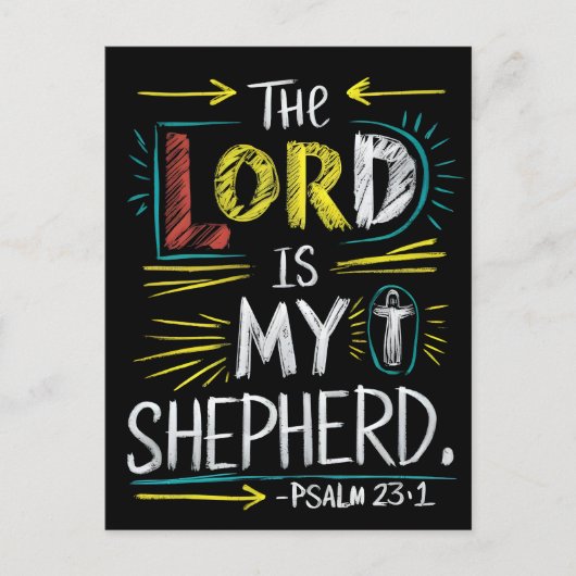 Geleid door de Herders Licht Briefkaart (Voorkant)