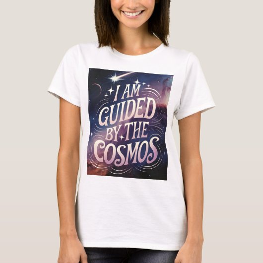 Geleid door de kosmos t-shirt (Voorkant)