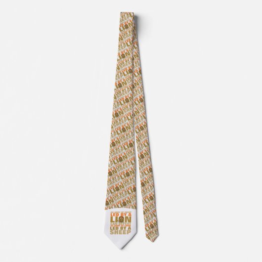 Geleid door een leeuw stropdas (Voorkant)