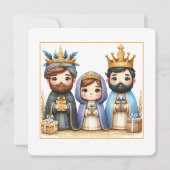 Geleid door een Ster Feestdagenkaart (Voorkant)