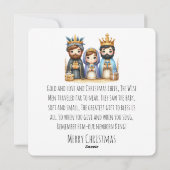 Geleid door een Ster Feestdagenkaart (Achterkant)