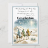 Geleid door glorie feestdagenkaart (Voorkant)