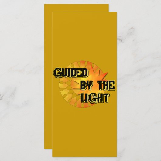 Geleid door het Lichte Bladwijzer (Voorkant / Achterkant)