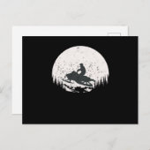 Geleid door het mobiele ontwerp van de maan briefkaart (Voorkant / Achterkant)