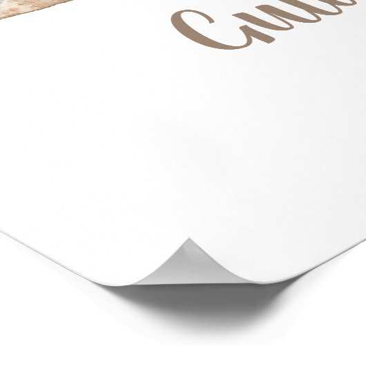 Geleid door licht citaat Waterverf Angel Poster (Hoek)