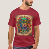 Geleid door Liefde: Een Roos Compass Journey T-shirt (Voorkant)