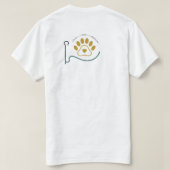 Geleid door liefde - Guide Dog Support Design voor T-shirt (Design achterkant)