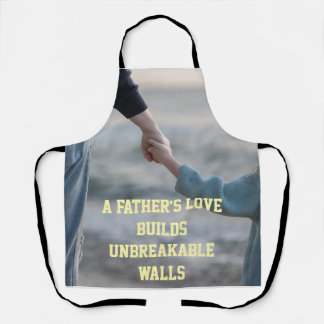 "Geleid door liefde" Schort