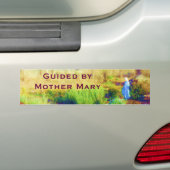 Geleid door moeder Mary bumpersticker (Op auto)