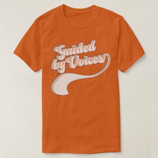 Geleid door stemmen Retro T-shirt (Design voorkant)