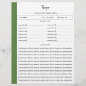 Geleid Ontvang pagina's Groen in letterformaat Fil (Voorkant)