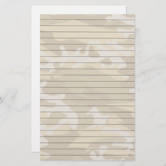 Geleid papier met woestijnCamo (Voorkant / Achterkant)