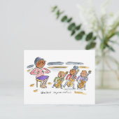 geleide improvisatie briefkaart (Staand voorkant)