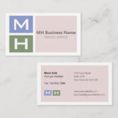 Geleide kloonblokken visitekaartje (Voorkant / Achterkant)