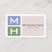 Geleide kloonblokken visitekaartje (Voorkant)