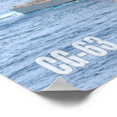 GELEIDE RAKETKRUISER - CG-63 POSTER (Hoek)