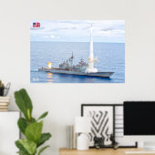 GELEIDE RAKETKRUISER - CG-63 POSTER (Thuiskantoor)