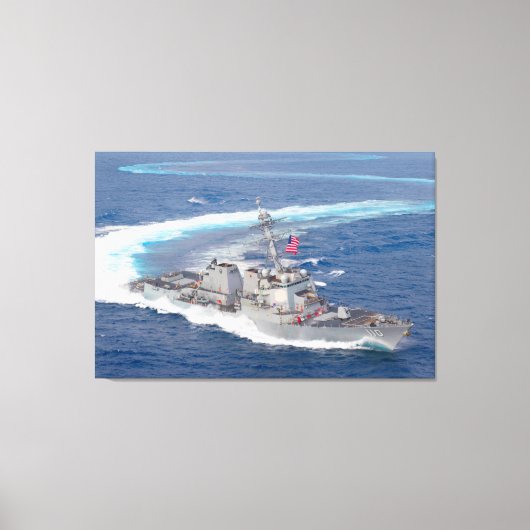 GELEIDE-RAKETVERNIETIGER – DDG-110 32x48 Canvas Afdruk (Voorkant)