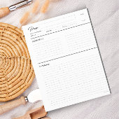 Geleide Recipe Pagina's Modern in grijs letterform