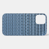 Geleide textiel, zwart-wit Case-Mate iPhone case (Achterkant (horizontaal))