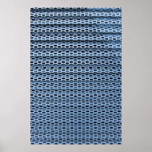 Geleide textiel, zwart-wit poster (Voorkant)