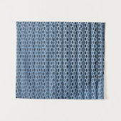 Geleide textiel, zwart-wit wandkleed (Voorkant (horizontaal))