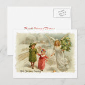 geleideengel feestdagenkaart (Voorkant / Achterkant)