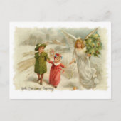 geleideengel feestdagenkaart (Voorkant)