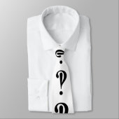 Geleidelijk groeiend Interrobang Stropdas (Gebonden)