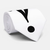 Geleidelijk groeiend Interrobang Stropdas (Opgerold)