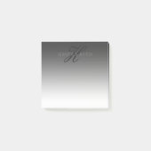 Geleidelijk veranderende gradiënt grijs elke naam/ post-it® notes (Voorkant)