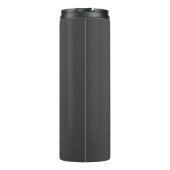 Geleidelijk veranderende gradiënt grijs elke naam/ thermosbeker (Achterkant)