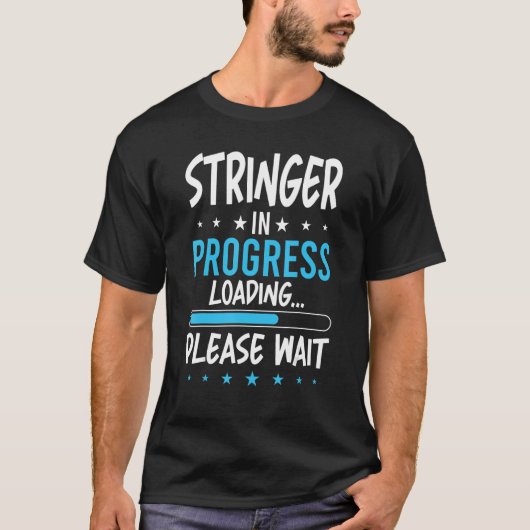 Geleidelijke stringer t-shirt (Voorkant)