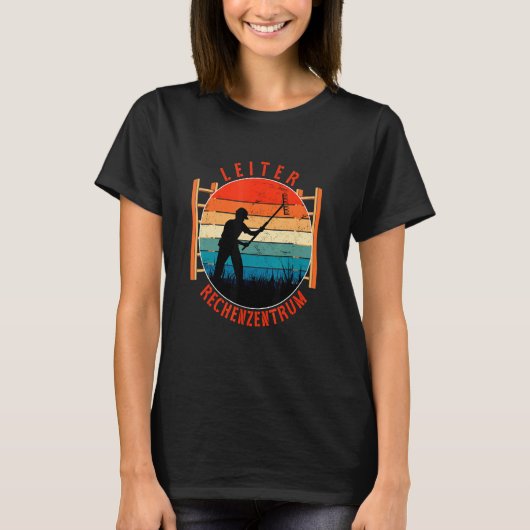 Geleider Datacenter Voor Tuinhark Computer Hw T-shirt (Voorkant)