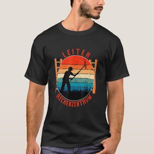 Geleiderdatacenter voor tuinharkcomputerhardware t-shirt (Voorkant)