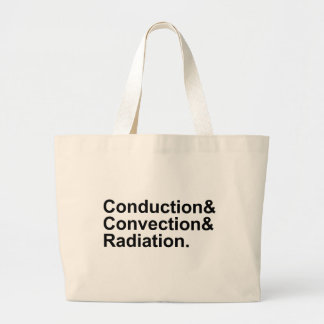 Geleiding Convectie Straling | Warmteoverdracht Grote Tote Bag