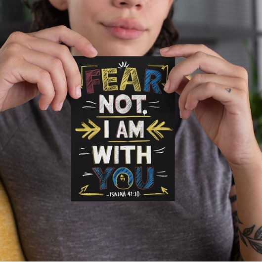 Geleidingslicht in het donker briefkaart