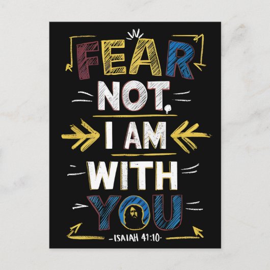 Geleidingslicht in het donker briefkaart (Voorkant)