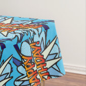 GELEK VERJAARDAG Leuk Retro Stripboek Tafelkleed (Voorbeeld)