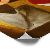 Gelephant door Mansa Pryor Poster (Hoek)