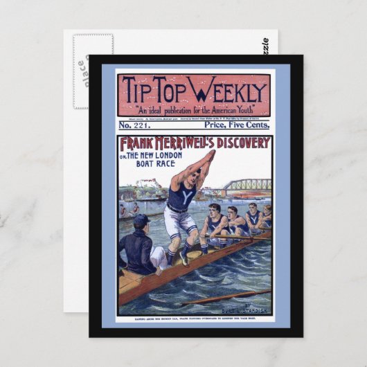 geleren briefkaart (Voorkant / Achterkant)