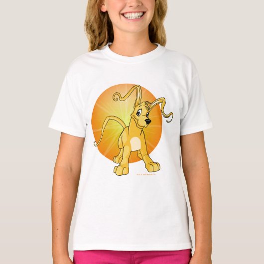 Gelert met geel afspeeltje t-shirt (Voorkant)