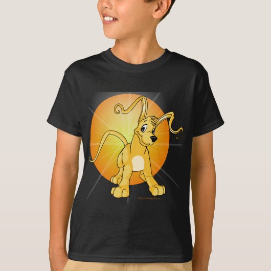 Gelert met geel afspeeltje t-shirt (Voorkant)