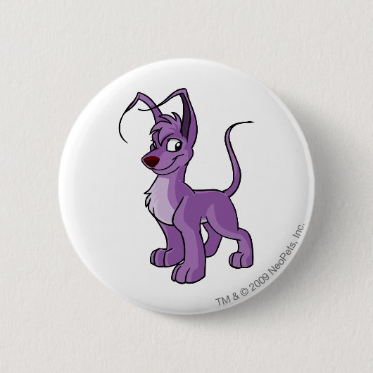 Gelert Paars Ronde Button 5,7 Cm (Voorkant)