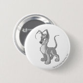 Gelert Silver Ronde Button 5,7 Cm (Voorkant /achterkant)