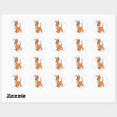 Gelert Sinaasappel Ronde Sticker (Vel)