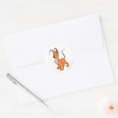Gelert Sinaasappel Ronde Sticker (Envelop)
