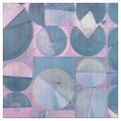 Geleste cirkels van roze Abstracte verbinding Stof (Close Up)