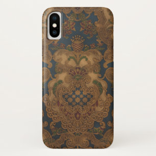 Geleste lederen bladgeleider Gold-schuifwerk Case-Mate iPhone Case