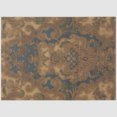 Geleste lederen bladgeleider Gold-schuifwerk Tissuepapier (Voorkant)